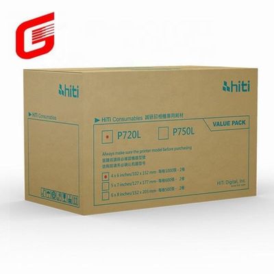 Migliora il tuo gioco di stampa con Hiti P750L 5x7&quot; 127x177 mm Foto Carta e nastro Kit