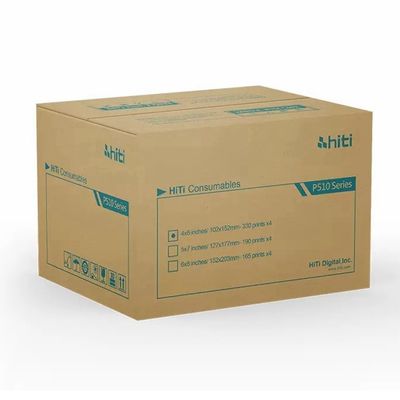 Hiti P510s / P510K / P510L Kit di stampa originale 6x8 &quot; 152x203 mm Carta fotografica e nastro