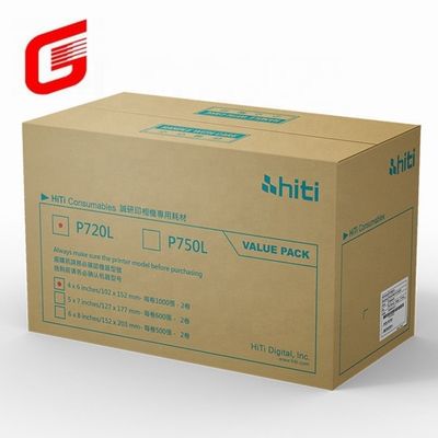Hiti P750L Kit di stampa carta fotografica e nastro per foto 4x6 Spedizione DHL UPS TNT FEDEX