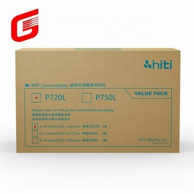 Hiti P750L Kit di stampa carta fotografica e nastro per foto 4x6 Spedizione DHL UPS TNT FEDEX