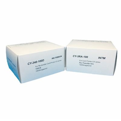 Nastro YMCK e pellicola di ritrasferimento CY-3RA-100 La scelta perfetta per la stampante CY-340-100D