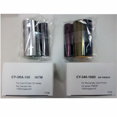 Nastro YMCK e pellicola di ritrasferimento CY-3RA-100 La scelta perfetta per la stampante CY-340-100D