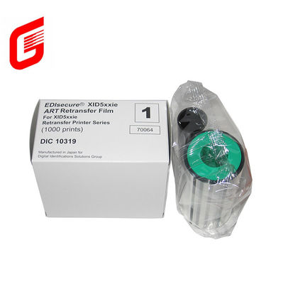 Stampa carta Matica Edisecure XID8300 con nastro a colori DIC10216 e stampe a pellicola DIC10319