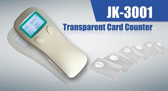 Conteggio di carte trasparenti automatico portatile JK-3001 con materiale ABS