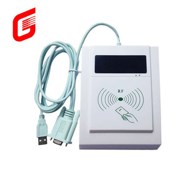 Antenna integrata Prepagato RF senza contatto Multifunzione lettore di schede intelligenti Bianco