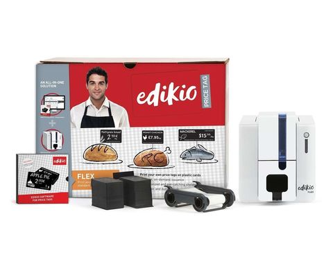 Evolis Edikio FLEX Tag Printer Carte di nome 12 punti/mm 300dpi USB Ethernet per tag completi