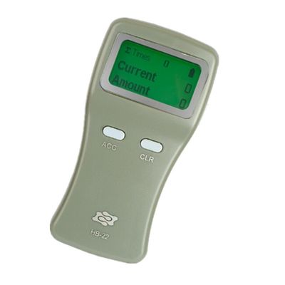 HB-22 Contatore di carte intelligenti in plastica portatile con LCD grafico e spessore della scheda di 0,25 mm