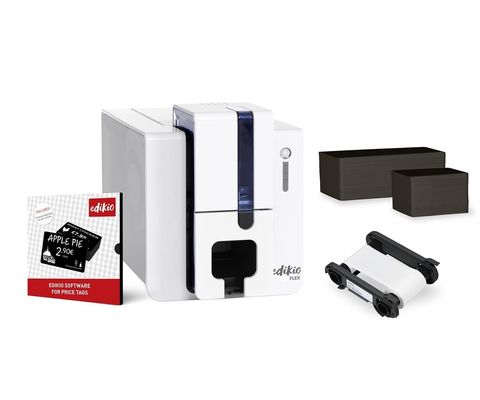 Evolis Edikio FLEX Tag Printer Single-sided 12 Dots/mm 300dpi USB Ethernet Hotel Card