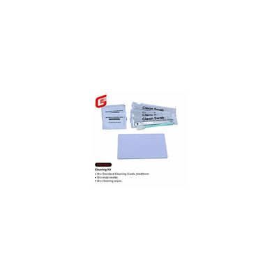 XID Retransfer Card Printers Kit di pulizia 10 x asciugamani senza adesivo Carte di pulizia