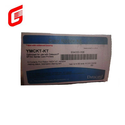 300 Stampe Datacard CD800 Nastro YMCKF-KT Nastro fluorescente Compatibile con 534000-006