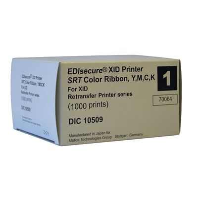 Matica XID8100 IC ID Stampanti di biglietti da visita in PVC DIC10509 e DIC10539 Nastro a colori YMCK
