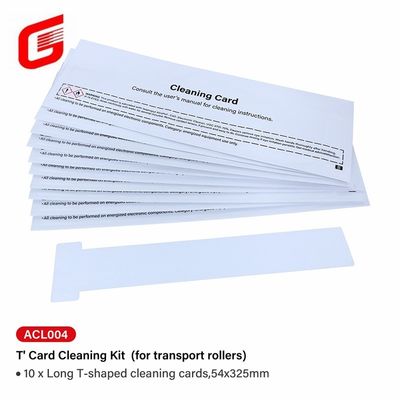 Stampante di schede ACL004 Alcohol Cleaning T Card per Evolis Primacy Zenius Elypso Badgy100 Badgy200