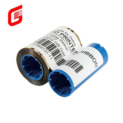 Compatibile tipo nastro Zebra 800015-106 Oro per P330i 430i Stampa di schede 1000 immagini