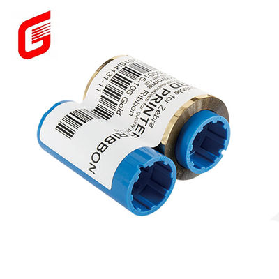 Compatibile tipo nastro Zebra 800015-106 Oro per P330i 430i Stampa di schede 1000 immagini