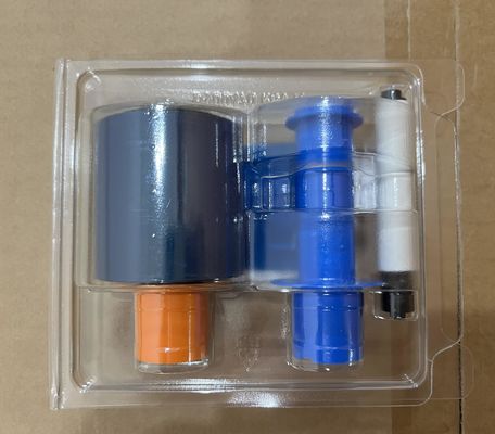 Larghezza 9 mm Originale nascosto Fargo 45610 YMCKO Nastro a colori per DTC1500 500 stampe