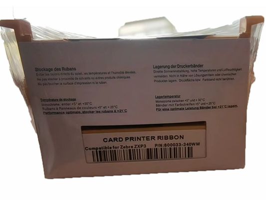 Zebra ZXP Serie 3 compatibile YMCKO Ribbon 800033-340WM per P100i P100m P110i P120i