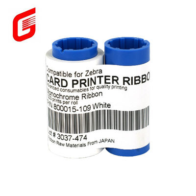 Nastro di stampante compatibile colore bianco larghezza 9 mm per la macchina da stampa Zebra P310I P320I