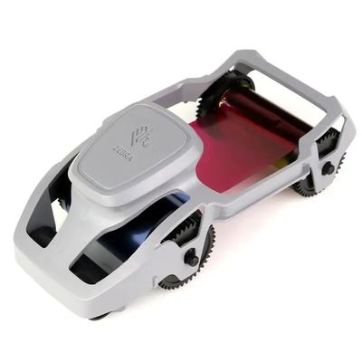 Stampe 200 Stampe/rollo Nastro a colori YMCKO per Zebra ZC100 Stampa di carte 800300-250CN