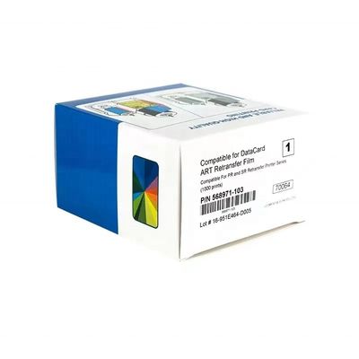 Datacard 568971 001 YMCK Nastro a colori e 568971 103 Retransfer Film per SR200 SR300 RP90 RP90