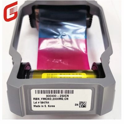 Zebra ZC100 / ZC300 serie carta d'identità Stampa nastro 800300-252CN YMCKO colore 300 stampe
