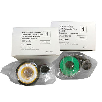 Nastro per stampante originale per stampante di carte XID 8600 Nastro per stampante a colori UV DIC10313 YMCK-UV