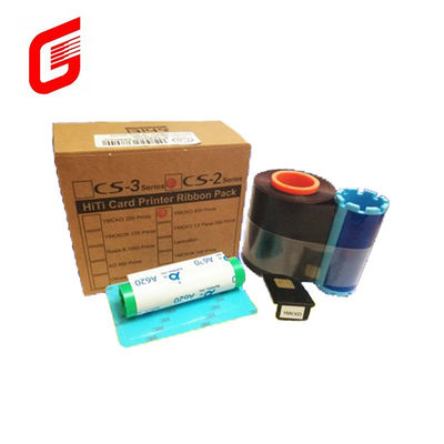 CS-2 Compatibile YMCKO-C6 Color Ribbon per HITI CS-220e Card Printer 400 stampe/roll