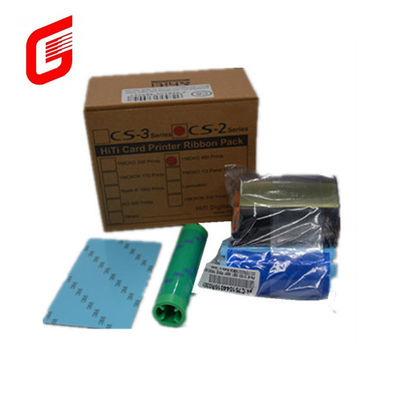 CS-2 Compatibile YMCKO-C6 Color Ribbon per HITI CS-220e Card Printer 400 stampe/roll