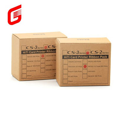 CS-2 Compatibile YMCKO-C6 Color Ribbon per HITI CS-220e Card Printer 400 stampe/roll