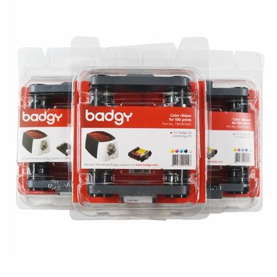 9 mm di larghezza CBGR0100C Nastro a colori Compatibile con Badgy100 e Badgy200 Card Printer