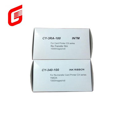 La durata di stampa CY-3RA-100 e CY-340-100 per stampante di carte d'identità CX7000