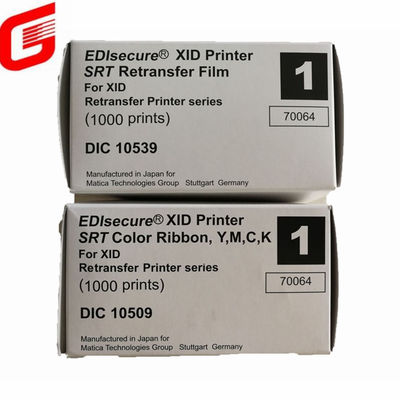 Retransfer Film DIC10539 per la stampante Matica XID8100 YMCK Color Ribbon 1000 Stampe
