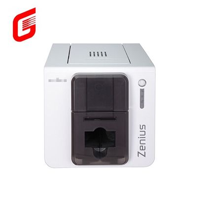 Evolis Zenius Stampa carta d'identità in PVC 195 x 205 x 315 mm in nero Velocità di stampa 400-500 carte/ora