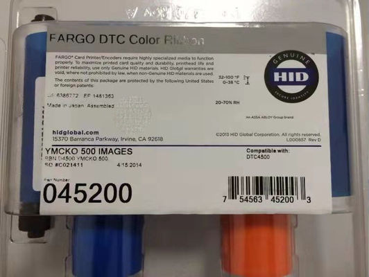 Fargo DTC4500 Stampa carta d'identità Nastro YMCK Colore 045200 per stampa professionale