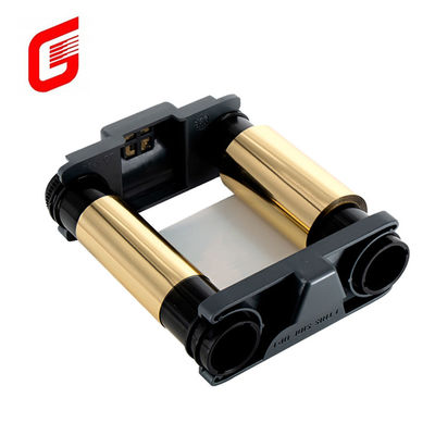 Nastro compatibile CBGR0500GL per Badgy 100 200 Stampante di carte d'identità Oro metallico 500 immagini