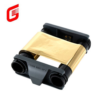 Nastro compatibile CBGR0500GL per Badgy 100 200 Stampante di carte d'identità Oro metallico 500 immagini