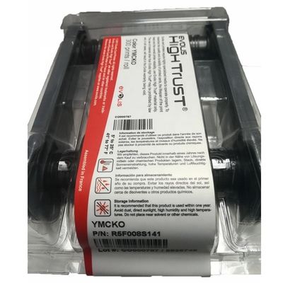 Evolis R5F008S141 Nastro a colori per schede larghezza 12 mm e stampante Primacy/Zenius/Elypso