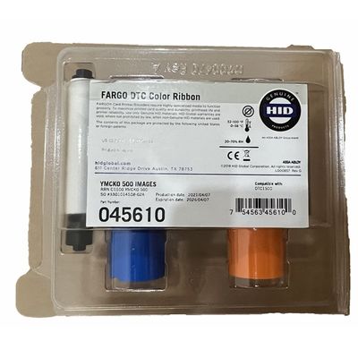 500 Capacità di stampa Originale YMCKO Nastro per Fargo 45610 DTC1500 Stampa originale