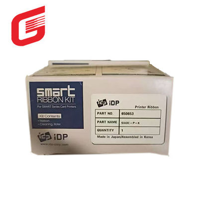 Fabbrica originale 650653 YMCKO Nastro per IDP Smart-30 50 Stampa 1200 Stampe/rollo