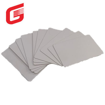 vendita personalizzata CR80 Plastic Blank teslin ic chip Card business smart card