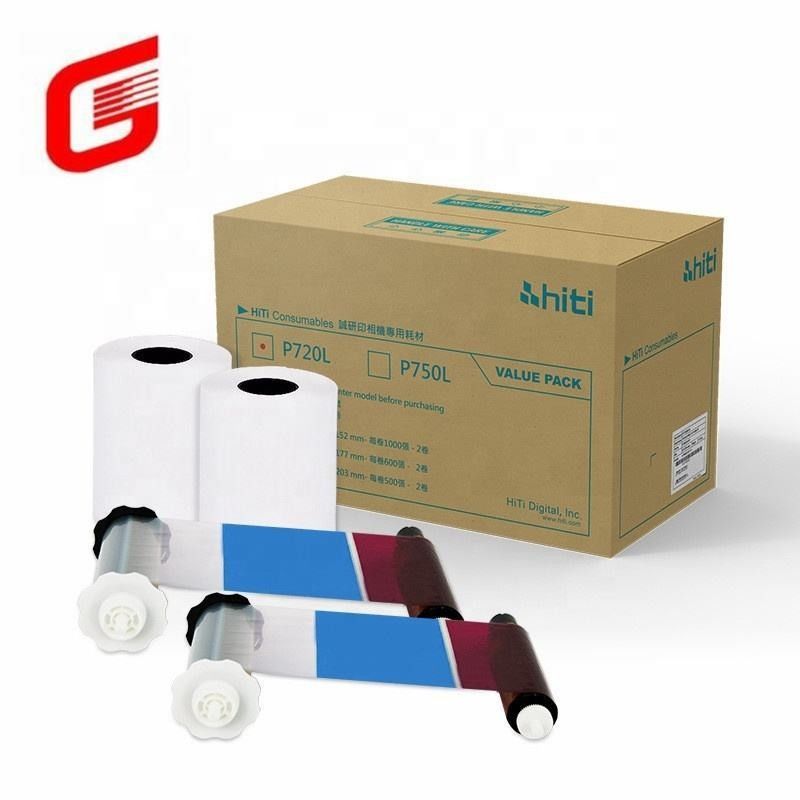 Migliora il tuo gioco di stampa con Hiti P750L 5x7&quot; 127x177 mm Foto Carta e nastro Kit