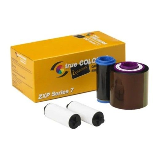 NO Private Mold Zebra YMCKO Ribbon 800077-742 per la stampante di schede serie 7 ZXP 750 immagini
