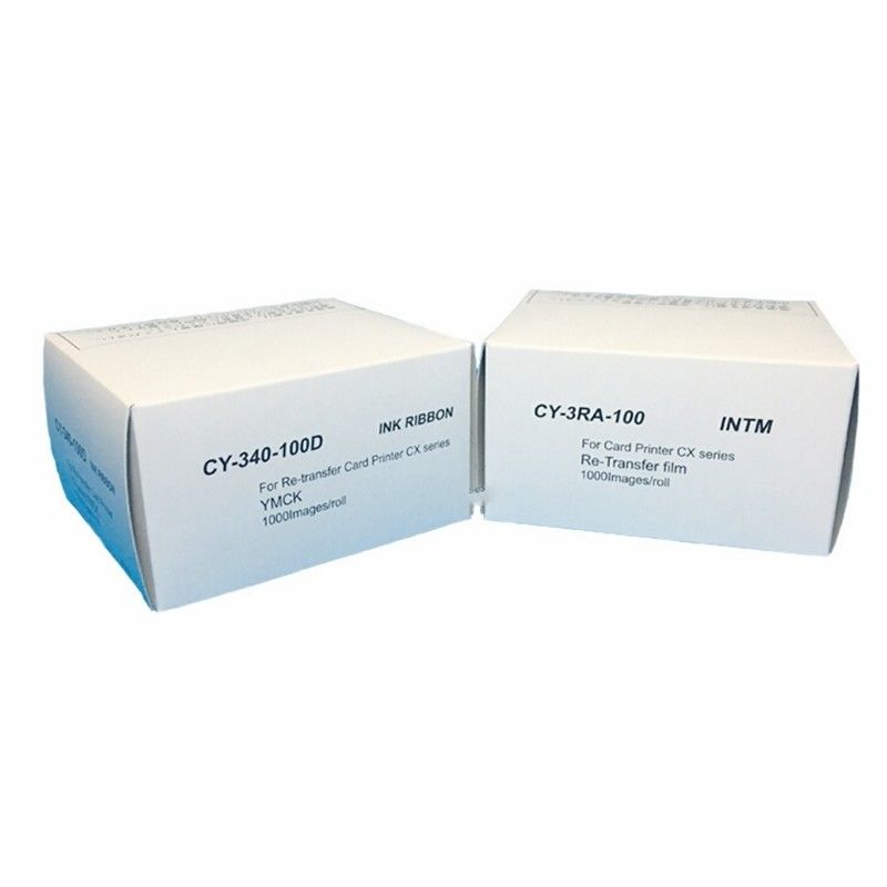 Nastro YMCK e pellicola di ritrasferimento CY-3RA-100 La scelta perfetta per la stampante CY-340-100D