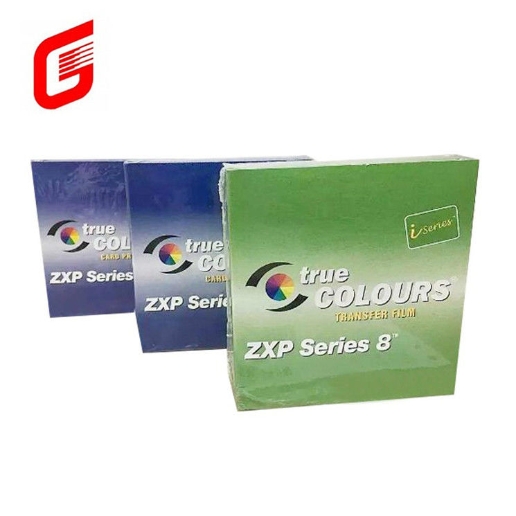 YMCK Film di trasferimento del nastro a colori per Zebra ZXP Serie 8 ZXP 9 Stampante di schede 1250 Immagini