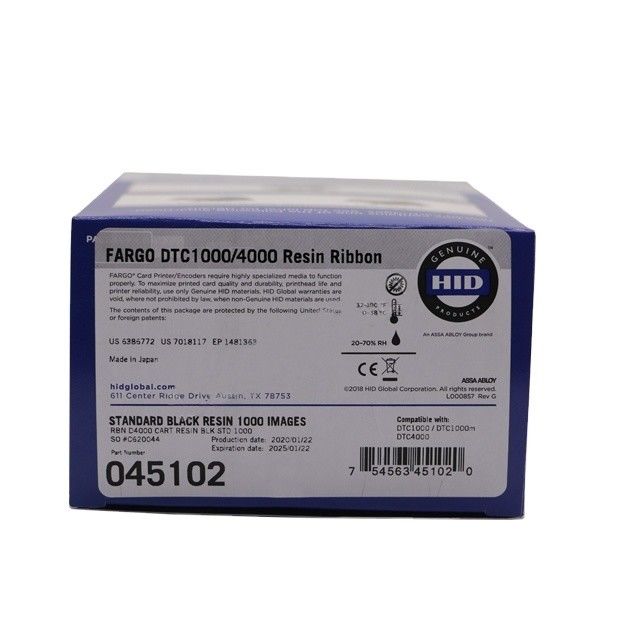Durabile Originale 45102 1000 Immagini Nastro nero standard per stampanti DTC1000 DTC1250e