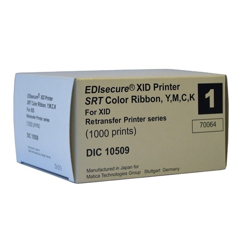 Matica XID8100 IC ID Stampanti di biglietti da visita in PVC DIC10509 e DIC10539 Nastro a colori YMCK