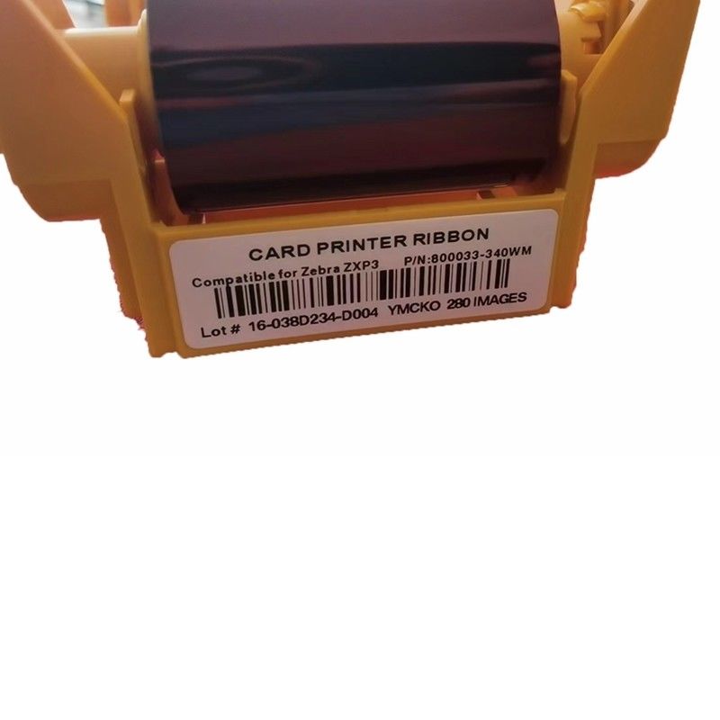 Zebra ZXP Serie 3 compatibile YMCKO Ribbon 800033-340WM per P100i P100m P110i P120i