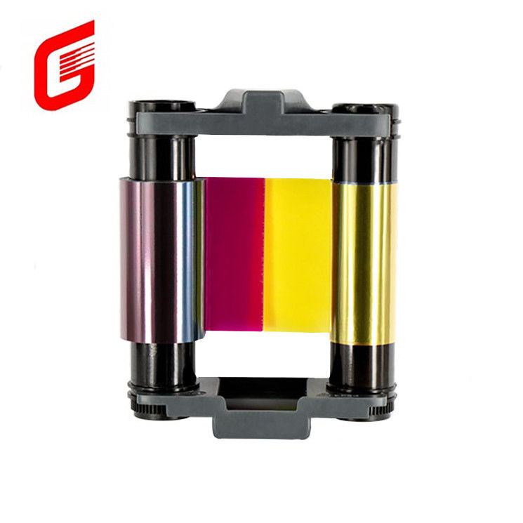 Evolis CBGR0100C Badgy100 / 200 YMCKO Color Ribbon 100 Stampe/Roll COMPATIBLE