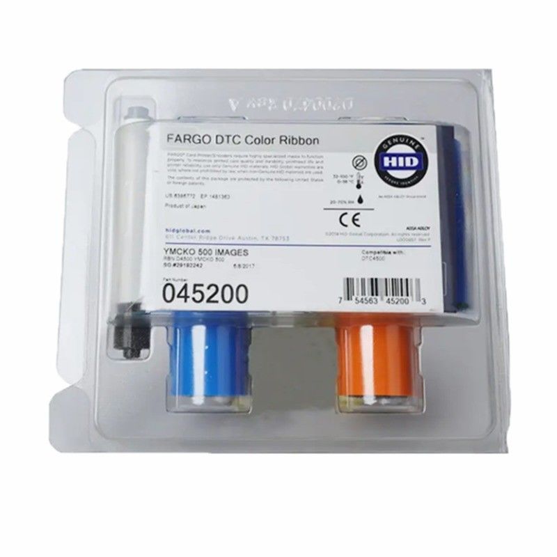 045200 YMCK Color Ribbon La soluzione definitiva per la stampante di carte d'identità DTC4500/DTC4520E
