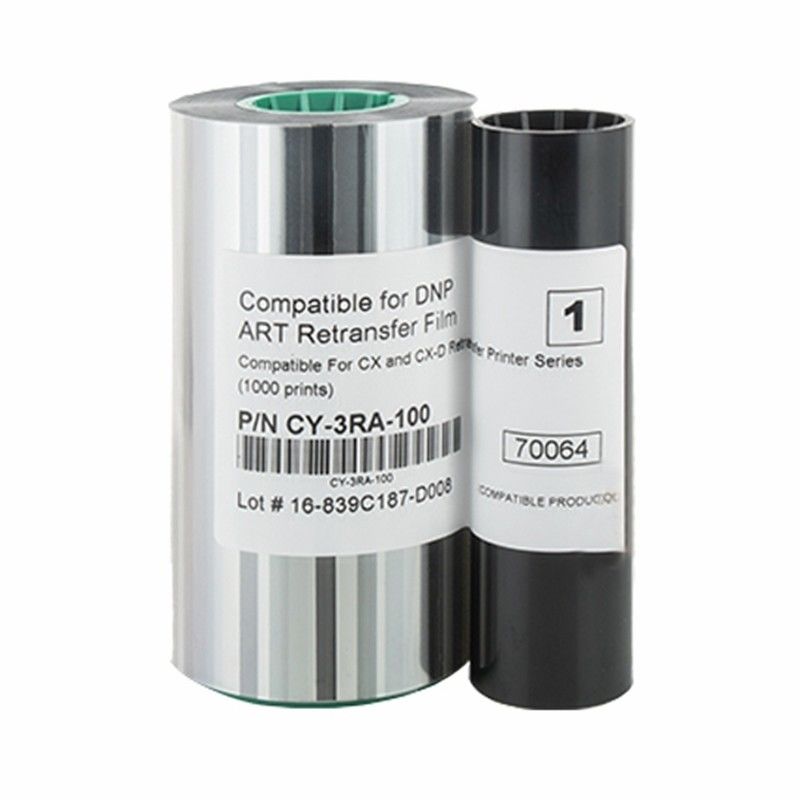 CY-3RA-100 Nastro per stampante compatibile DNP CX-D80 CX210 Retransfer 1000 immagini ciascuno