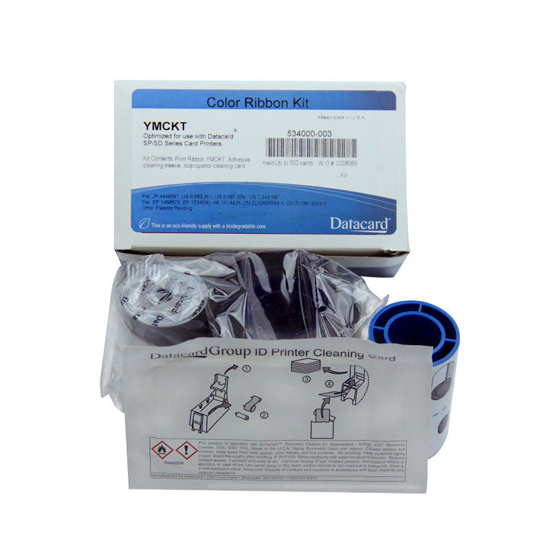 Datacard SP55 SD260 YMCKT Nastro per stampante a colori 534000-003 500 Stampe/rollo e durevole